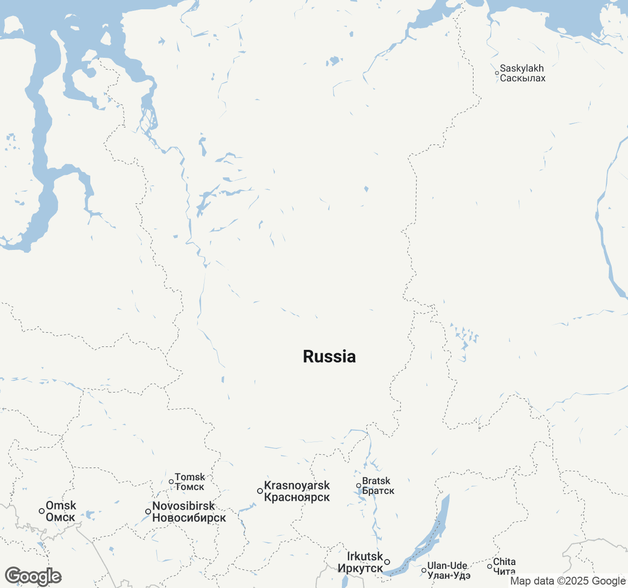 Map of Russia